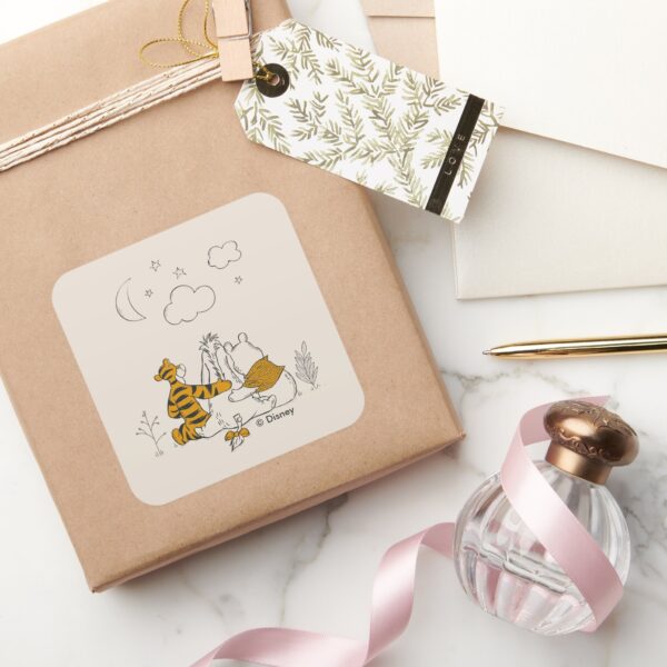 Pooh,_Eeyore_&_Tigger___Looking_up_at_the_Sky_Square_Sticker_5 Pooh Eeyore Tigger Looking Up At The Sky Square Sticker