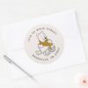 Pooh,_Eeyore_&_Tigger___Moon_&_Stars_Baby_Shower_Classic_Round_Sticker_4 Pooh Eeyore Tigger Moon Stars Baby Shower Classic Round Sticker