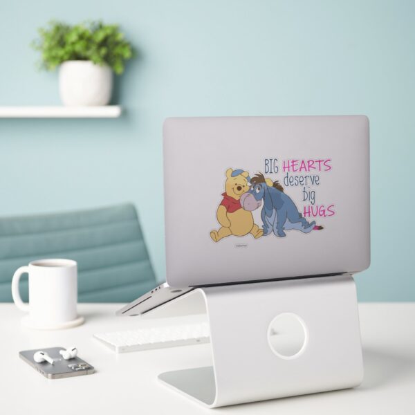 Pooh_&_Eeyore___Big_Hearts_Deserve_Big_Hugs_Sticker_3 Pooh Eeyore Big Hearts Deserve Big Hugs Sticker