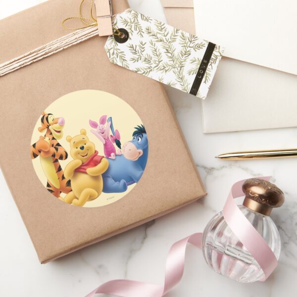 Pooh_&_Friends_10_Classic_Round_Sticker_5 Pooh Friends 10 Classic Round Sticker