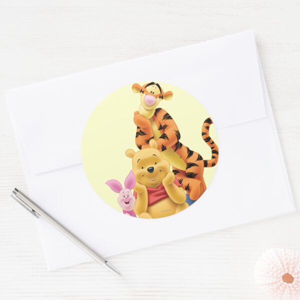 Pooh_&_Friends_11_Classic_Round_Sticker_3 Pooh Friends 11 Classic Round Sticker