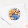 Pooh_&_Friends_3_Classic_Round_Sticker_3 Pooh Friends 3 Classic Round Sticker