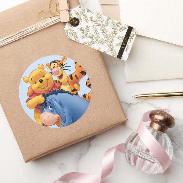 Pooh_&_Friends_3_Classic_Round_Sticker_5 Pooh Friends 3 Classic Round Sticker