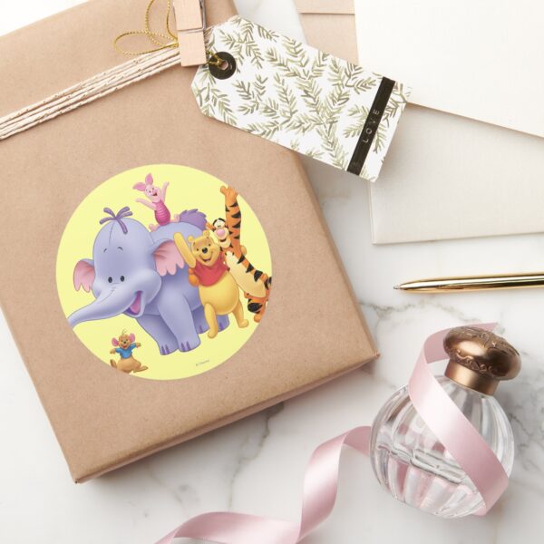 Pooh_&_Friends_4_Classic_Round_Sticker_5 Pooh Friends 4 Classic Round Sticker