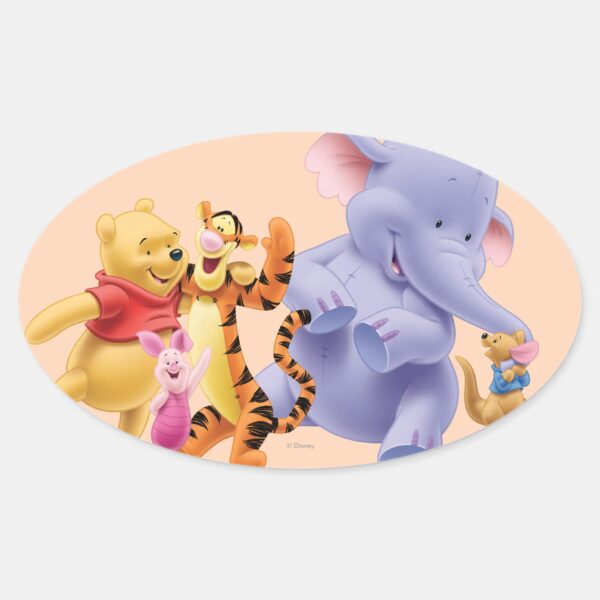 Pooh_&_Friends_6_Oval_Sticker_1 Pooh Friends 6 Oval Sticker