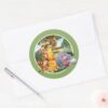 Pooh_&_Friends_9_Classic_Round_Sticker_3 Pooh Friends 9 Classic Round Sticker