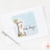 Pooh_&_Friends_Watercolor___Baby_Shower_Square_Sticker_5 Pooh Friends Watercolor Baby Shower Square Sticker
