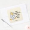 Pooh___Today_is_Cancelled_Quote_Square_Sticker_3 Pooh Today Is Cancelled Quote Square Sticker
