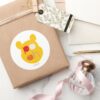 Pooh___Watercolor_Big_Head_Classic_Round_Sticker_5 Pooh Watercolor Big Head Classic Round Sticker