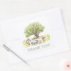 Pooh_and_Pals_Watercolor_First_Birthday_Thank_You_Square_Sticker_4 Pooh And Pals Watercolor First Birthday Thank You Square Sticker