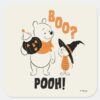 Pooh And Piglet Boo Pooh Square Sticker