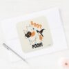 Pooh And Piglet Boo Pooh Square Sticker