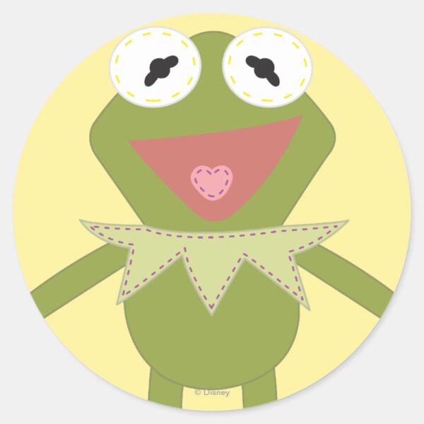 Pook-a-Looz_Kermit_the_Frog_Classic_Round_Sticker_1 Pook A Looz Kermit The Frog Classic Round Sticker