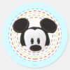 Pook-a-Looz_Mickey___Peeking_Circle_Classic_Round_Sticker_1 Pook A Looz Mickey Peeking Circle Classic Round Sticker