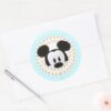 Pook-a-Looz_Mickey___Peeking_Circle_Classic_Round_Sticker_3 Pook A Looz Mickey Peeking Circle Classic Round Sticker