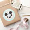 Pook-a-Looz_Mickey___Peeking_Circle_Classic_Round_Sticker_5 Pook A Looz Mickey Peeking Circle Classic Round Sticker
