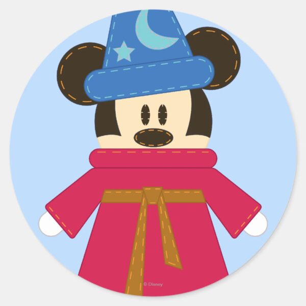 Pook-a-Looz_Mickey___Sorcerer's_Hat_Classic_Round_Sticker_1 Pook A Looz Mickey Sorcerers Hat Classic Round Sticker