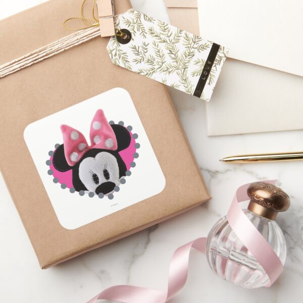 Pook-a-Looz_Minnie___Peeking_Square_Sticker_5 Pook A Looz Minnie Peeking Square Sticker