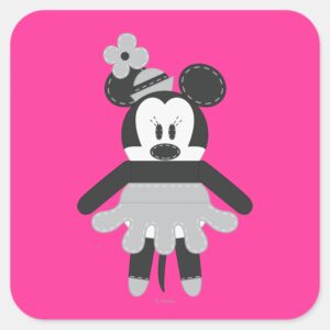 Pook-a-Looz_Minnie___Vintage_Square_Sticker_1 Pook A Looz Minnie Vintage Square Sticker