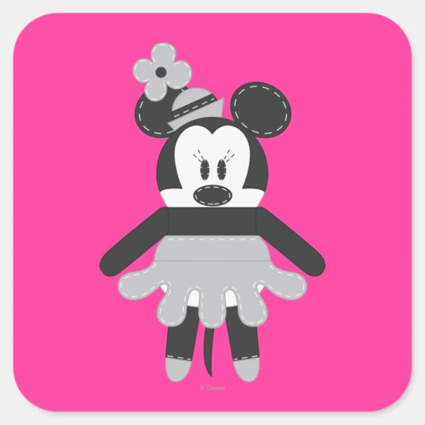 Pook-a-Looz_Minnie___Vintage_Square_Sticker_1 Pook A Looz Minnie Vintage Square Sticker