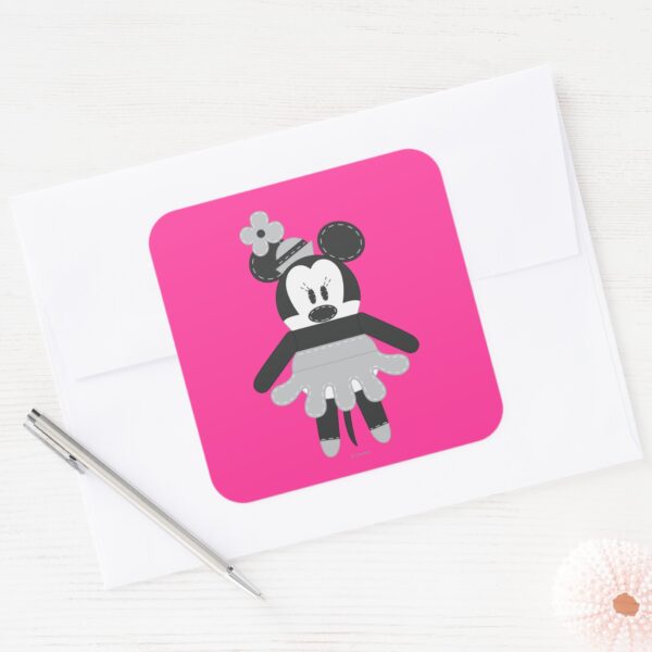 Pook-a-Looz_Minnie___Vintage_Square_Sticker_3 Pook A Looz Minnie Vintage Square Sticker