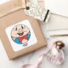 Porky Dotty Icon Square Sticker