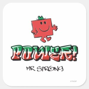 Power Square Sticker