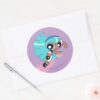 Powerpuff Girls Bliss Classic Round Sticker