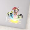 Powerpuff Girls Launch Into The Air Sticker