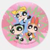 Powerpuff_Girls_Powfactor_Classic_Round_Sticker_1 Powerpuff Girls Powfactor Classic Round Sticker