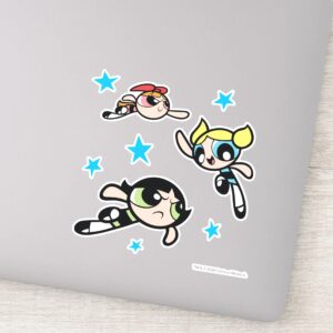 Powerpuff Girls Star Pattern Sticker
