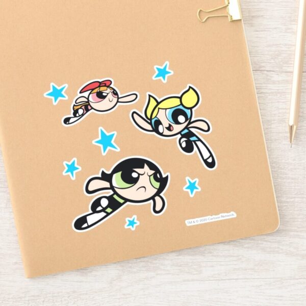 Powerpuff_Girls_Star_Pattern_Sticker_11 Powerpuff Girls Star Pattern Sticker