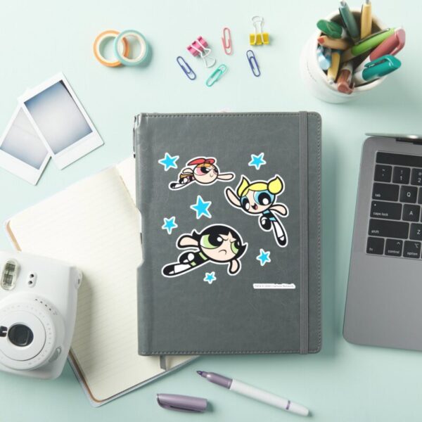 Powerpuff_Girls_Star_Pattern_Sticker_3 Powerpuff Girls Star Pattern Sticker