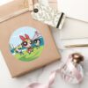 Powerpuff Girls Super Fierce Classic Round Sticker