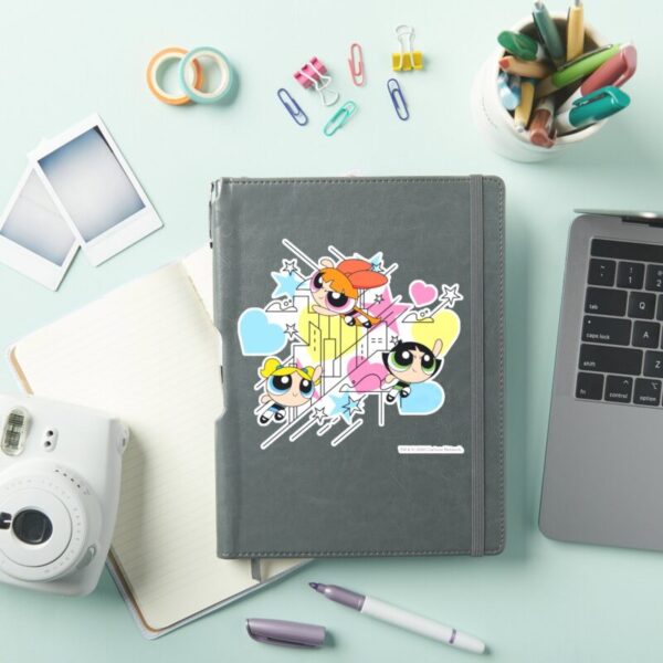 Powerpuff_Girls_Townsville_Pattern_Sticker_3 Powerpuff Girls Townsville Pattern Sticker