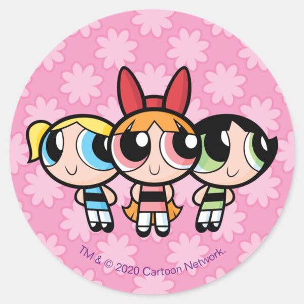 Powerpuff_Girls__Sugar,_Spice_and_Everything_Nice_Classic_Round_Sticker_1 Powerpuff Girls Sugar Spice And Everything Nice Classic Round Sticker