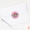 Powerpuff Girls Sugar Spice And Everything Nice Classic Round Sticker