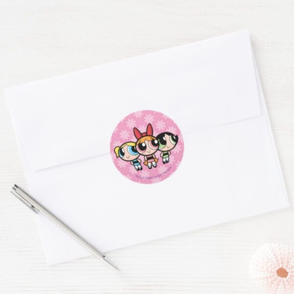Powerpuff_Girls__Sugar,_Spice_and_Everything_Nice_Classic_Round_Sticker_3 Powerpuff Girls Sugar Spice And Everything Nice Classic Round Sticker