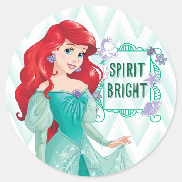 Princess_Ariel_Classic_Round_Sticker_1 Princess Ariel Classic Round Sticker