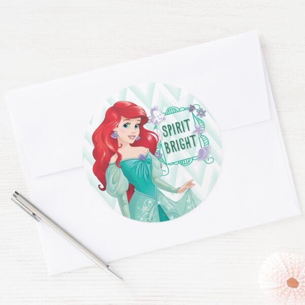 Princess_Ariel_Classic_Round_Sticker_3 Princess Ariel Classic Round Sticker