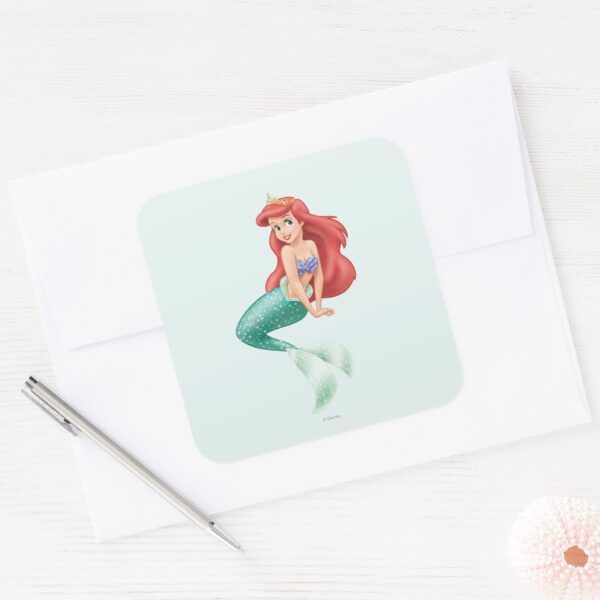 Princess Ariel Square Sticker