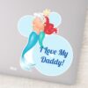 Princess_Ariel_&_King_Triton_Hug_Sticker_1 Princess Ariel King Triton Hug Sticker