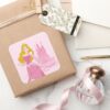 Princess Aurora Castle Graphic Square Sticker