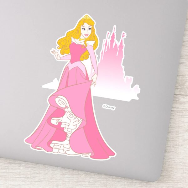 Princess_Aurora_&_Castle_Graphic_Sticker_1 Princess Aurora Castle Graphic Sticker