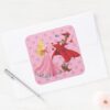 Princess_Aurora_and_Forest_Animals_Square_Sticker_3 Princess Aurora And Forest Animals Square Sticker