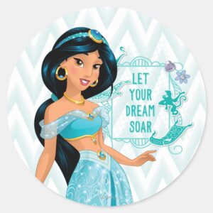Princess Jasmine Classic Round Sticker