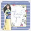 Princess_Mulan___Watercolor_Stripe_Birthday_Square_Sticker_2 Princess Mulan Watercolor Stripe Birthday Square Sticker