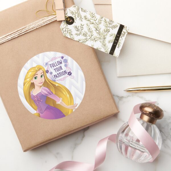 Princess_Rapunzel_Classic_Round_Sticker_5 Princess Rapunzel Classic Round Sticker