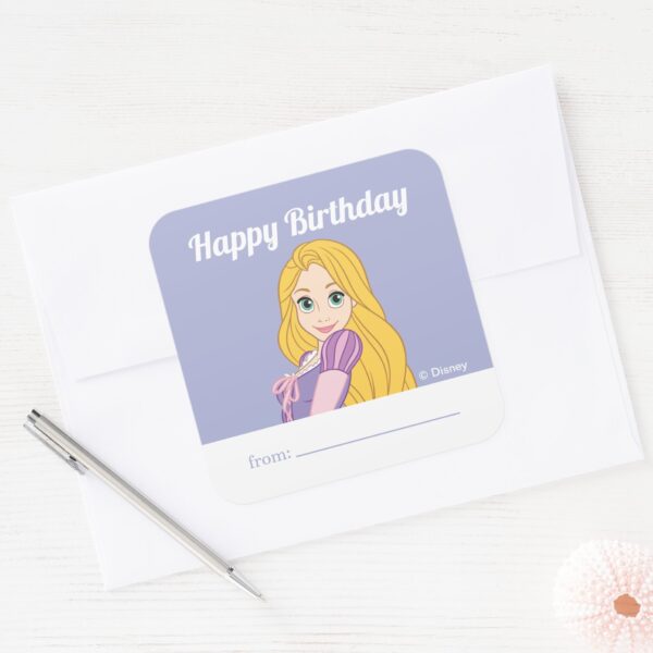 Princess_Rapunzel___A_Gift_From_-_Birthday_Square_Sticker_3 Princess Rapunzel A Gift From Birthday Square Sticker