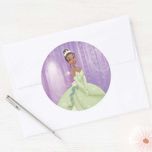 Princess_Tiana_Classic_Round_Sticker_3 Princess Tiana Classic Round Sticker